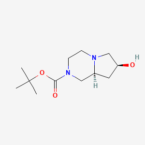 (7S,8aS)-tert-butyl 7-hydroxyhexahydropyrrolo[1,2-a]pyrazine-2(1H)-carboxylate
