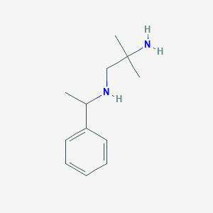 (2-Amino-2-methylpropyl)(1-phenylethyl)amine