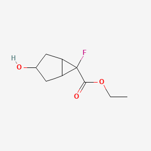 Ethyl 6-fluoro-3-hydroxybicyclo[3.1.0]hexane-6-carboxylate