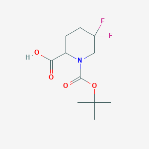 1-(tert-Butoxycarbonyl)-5,5-difluoropiperidine-2-carboxylic acid