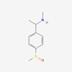 [1-(4-Methanesulfinylphenyl)ethyl](methyl)amine