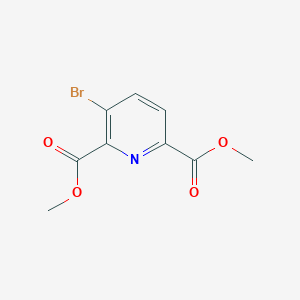 molecular formula C9H8BrNO4 B1446381 Dimethyl 3-bromopyridine-2,6-dicarboxylate CAS No. 316808-11-4