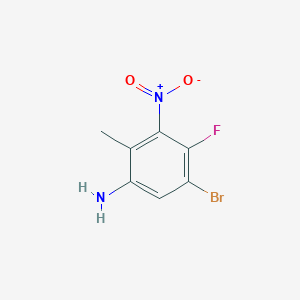 5-Bromo-4-fluoro-2-methyl-3-nitroaniline