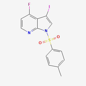 4-Fluoro-3-iodo-1-[(4-methylphenyl)sulfonyl]-7-azaindole