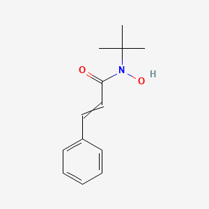 molecular formula C13H17NO2 B14463837 N-tert-Butyl-N-hydroxy-3-phenylprop-2-enamide CAS No. 68871-96-5