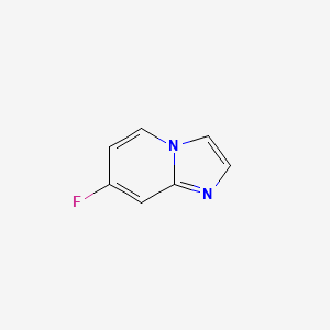 molecular formula C7H5FN2 B1446390 7-Fluoroimidazo[1,2-a]pyridine CAS No. 1260903-17-0