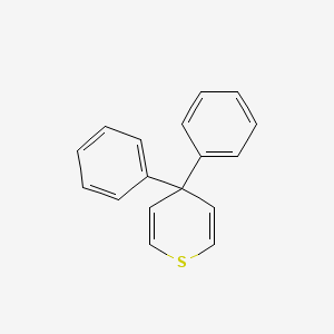 molecular formula C17H14S B14463905 4,4-Diphenyl-4H-thiopyran CAS No. 65783-77-9