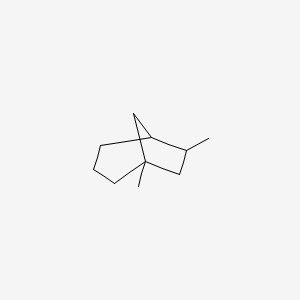 molecular formula C10H18 B14463947 1,6-Dimethylbicyclo[3.2.1]octane CAS No. 66230-06-6
