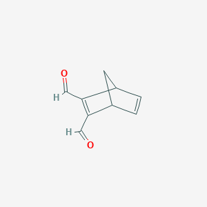 molecular formula C9H8O2 B14463994 Bicyclo[2.2.1]hepta-2,5-diene-2,3-dicarbaldehyde CAS No. 72602-64-3