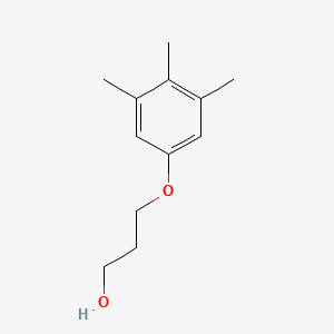molecular formula C12H18O2 B14464020 3-(3,4,5-Trimethylphenoxy)propan-1-ol CAS No. 66971-07-1