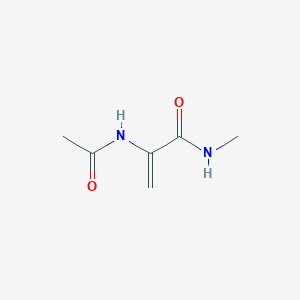 molecular formula C6H10N2O2 B14464047 2-Acetamido-N-methylprop-2-enamide CAS No. 73491-58-4