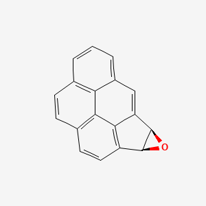 molecular formula C18H10O B14464060 Cyclopenta(cd)pyrene 3,4-oxide CAS No. 73473-54-8