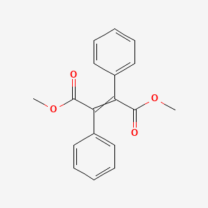 molecular formula C18H16O4 B14464084 Dimethyl 2,3-diphenylbut-2-enedioate CAS No. 72487-30-0
