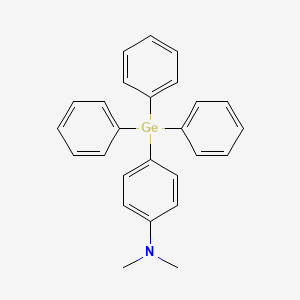 molecular formula C26H25GeN B14464108 Germane, (p-dimethylaminophenyl)triphenyl- CAS No. 73839-80-2