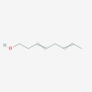 molecular formula C8H14O B14464130 Octa-3,6-dien-1-ol CAS No. 66164-21-4