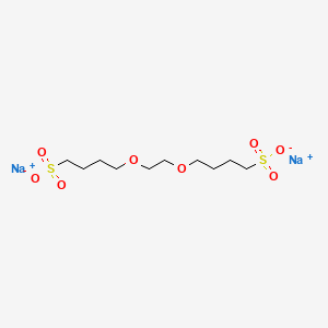 molecular formula C10H20Na2O8S2 B14464135 Disodium;4-[2-(4-sulfonatobutoxy)ethoxy]butane-1-sulfonate CAS No. 72361-57-0