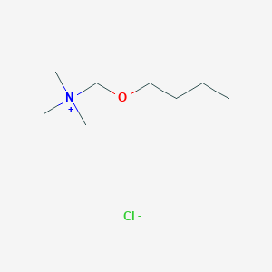 molecular formula C8H20ClNO B14464181 Butoxy-N,N,N-trimethylmethanaminium chloride CAS No. 73542-80-0