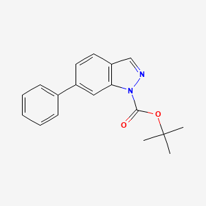molecular formula C18H18N2O2 B1446421 1-BOC-6-phenyl-1H-indazole CAS No. 1227270-29-2