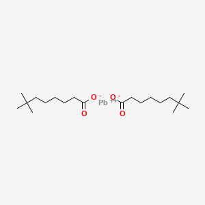 molecular formula C20H38O4Pb B14464249 Lead(2+) neodecanoate CAS No. 71684-29-2