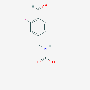 5-(N-Boc-aminomethyl)-2-formylfluorobenzene