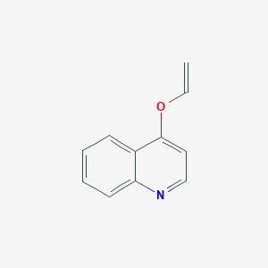 molecular formula C11H9NO B14464284 4-(Ethenyloxy)quinoline CAS No. 65750-20-1