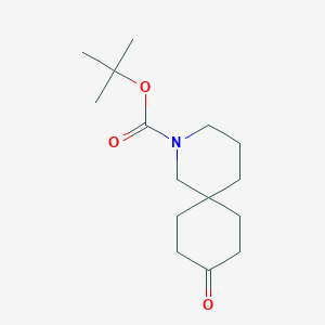 molecular formula C15H25NO3 B1446432 Tert-butyl 9-oxo-2-azaspiro[5.5]undecane-2-carboxylate CAS No. 1434142-14-9