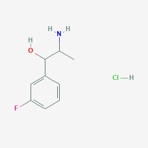 2-Amino-1-(3-fluorophenyl)propan-1-ol hydrochloride