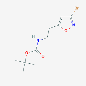 [2-(3-Bromo-isoxazol-5-yl)-ethyl]-carbamic acid tert-butyl ester