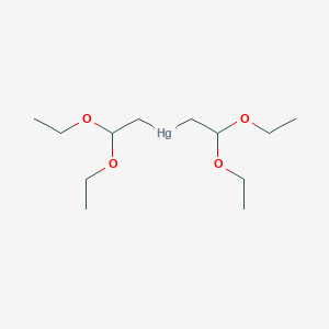molecular formula C12H26HgO4 B14464466 Bis(2,2-diethoxyethyl)mercury CAS No. 67247-88-5