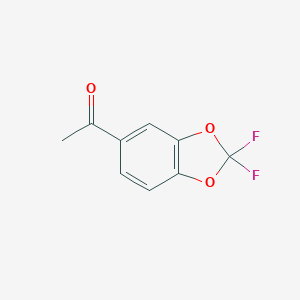 molecular formula C9H6F2O3 B144645 5-Acetyl-2,2-difluoro-1,3-benzodioxole CAS No. 136593-45-8