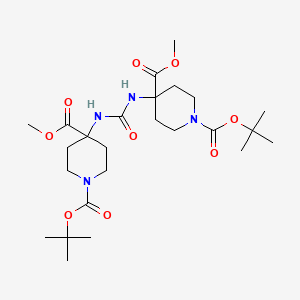 1,3-Di[N-Boc-4-(methoxycarbonyl)-4-piperidyl]urea
