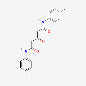 molecular formula C19H20N2O3 B14464521 N~1~,N~5~-Bis(4-methylphenyl)-3-oxopentanediamide CAS No. 73339-33-0