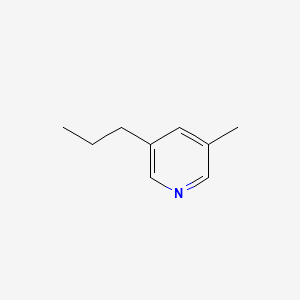 molecular formula C9H13N B14464607 3-Methyl-5-propylpyridine CAS No. 53957-26-9