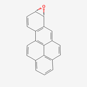 molecular formula C20H12O B14464609 Benzo(10,11)chryseno(1,2-b)oxirene, 6b,7a-dihydro-, (6bR-cis)- CAS No. 68906-82-1