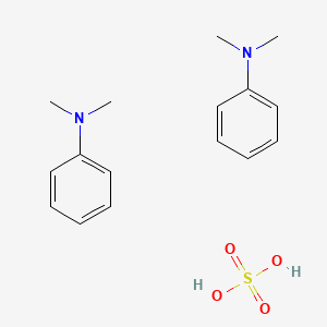 molecular formula C16H24N2O4S B14464623 N,N-dimethylaniline;sulfuric acid CAS No. 66906-54-5