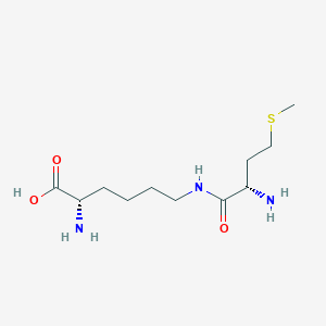 molecular formula C11H23N3O3S B14464626 L-Lysine, N6-L-methionyl- CAS No. 71816-20-1