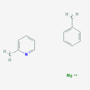molecular formula C13H13MgN B14464641 Magnesium phenylmethanide (pyridin-2-yl)methanide (1/1/1) CAS No. 73850-78-9