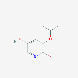 molecular formula C8H10FNO2 B1446468 6-Fluoro-5-isopropoxypyridin-3-ol CAS No. 1440512-66-2