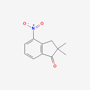 2,2-Dimethyl-4-nitro-2,3-dihydro-1H-inden-1-one