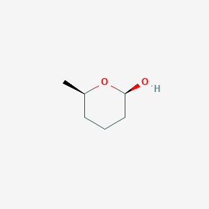 molecular formula C6H12O2 B14464751 (2R,6R)-6-Methyloxan-2-ol CAS No. 69493-13-6