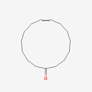 molecular formula C15H26O B14464763 Cyclopentadec-8-en-1-one CAS No. 72785-16-1