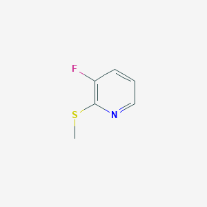 molecular formula C6H6FNS B1446482 3-Fluoro-2-(thiomethyl)pyridine CAS No. 902518-40-5