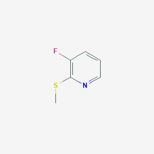 molecular formula C6H6FNS B1446482 Pyridine, 3-fluoro-2-(methylthio)- CAS No. 902518-40-5