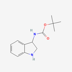 molecular formula C13H18N2O2 B1446484 叔丁基吲哚-3-基氨基甲酸酯 CAS No. 1086392-28-0