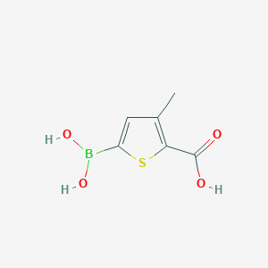 5-Borono-3-methylthiophene-2-carboxylic acid