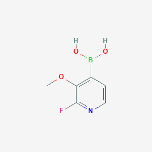 molecular formula C6H7BFNO3 B1446496 2-Fluoro-3-methoxypyridine-4-boronic acid CAS No. 1451392-01-0