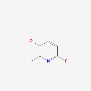 molecular formula C7H8FNO B1446497 6-Fluoro-3-methoxy-2-methylpyridine CAS No. 1227581-03-4