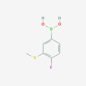 4-Fluoro-3-(methylthio)phenylboronic acid