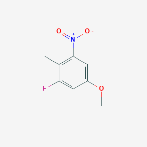 molecular formula C8H8FNO3 B1446501 2-Fluoro-4-methoxy-6-nitro toluene CAS No. 1427503-27-2
