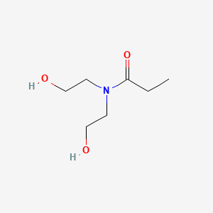 molecular formula C7H15NO3 B14465020 N-bis(2-hydroxyethyl)propanamide 